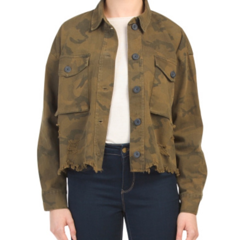 Havana camo military jacket junior size S